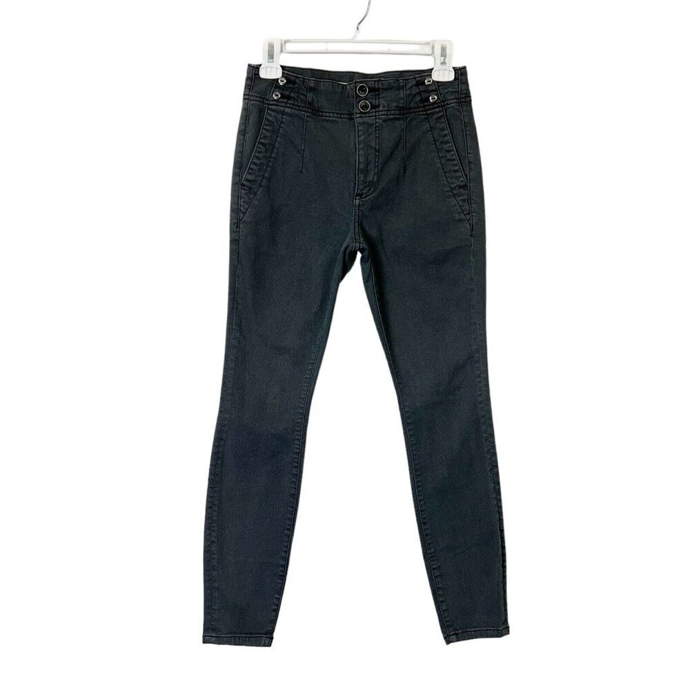 Anthropologie Pilcro High Rise Skinny Jeans Womens Size 25 Gray